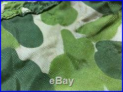 Vintage US Navy Military Camouflage Canopy Parachute Korean War Era