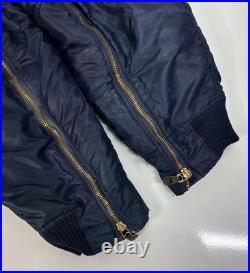 Vintage USAF Flight Trousers D-1A Sky Blue Korean War Era Sigmund Eisner 36