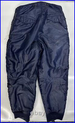 Vintage USAF Flight Trousers D-1A Sky Blue Korean War Era Sigmund Eisner 36