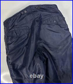 Vintage USAF Flight Trousers D-1A Sky Blue Korean War Era Sigmund Eisner 36