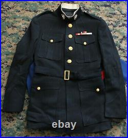Vintage USMC Marine Corps Officer Uniform WWII Korean War withCover Ribbons & EGAs