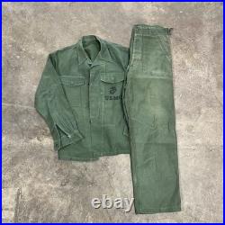 Vintage USMC P58 Sateen Pants And Shirt Set Korean War