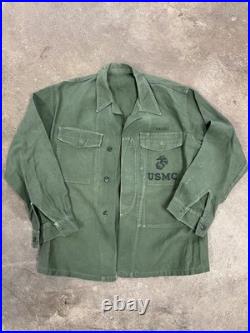 Vintage USMC P58 Sateen Pants And Shirt Set Korean War