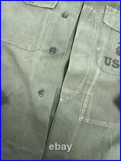 Vintage USMC P58 Sateen Pants And Shirt Set Korean War