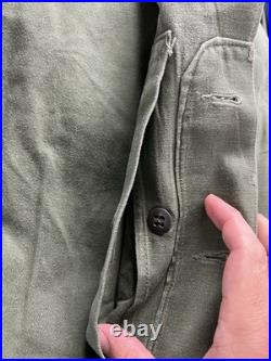 Vintage USMC P58 Sateen Pants And Shirt Set Korean War