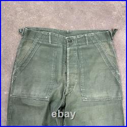 Vintage USMC P58 Sateen Pants And Shirt Set Korean War