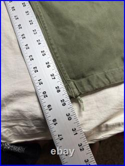 Vintage Us Army Field Trousers Pants M51 1951 Korean War 34x29