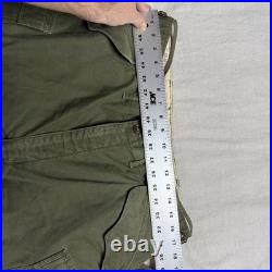 Vintage Us Army Field Trousers Pants M51 1951 Korean War 34x29