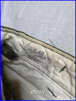Vintage Us Army Field Trousers Pants M51 1951 Korean War 34x29