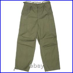 Vintage Us Army Field Trousers Pants M51 1951 Korean War Small Reg Nos