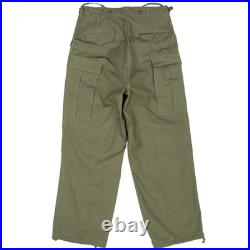 Vintage Us Army Field Trousers Pants M51 1951 Korean War Small Reg Nos