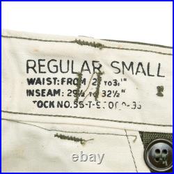 Vintage Us Army Field Trousers Pants M51 1951 Korean War Small Reg Nos