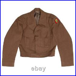 Vintage Us Army M-1950 Officer Dress Ike Wool Od Jacket 1951 Korean War Size 38s