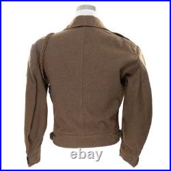 Vintage Us Army Officer Dress Ike Wool Od Jacket Patch 1950 Korean War Size 38l