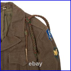 Vintage Us Army Officer Dress Ike Wool Od Jacket Patch 1950 Korean War Size 38l Vintage Us Army Officer Dress Ike Wool Od Jacket Patch 1950 Korean War Size 38l