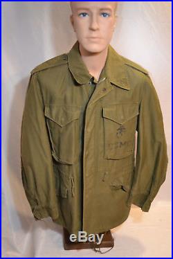 Vintage Us Marine Corps Korean War Usmc M51 Field Jacket