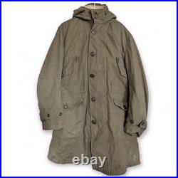 Vintage Usaf M51 Overcoat Parka With Pile Liner 1950 Korean War XL