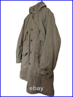Vintage Usaf M51 Overcoat Parka With Pile Liner 1950 Korean War XL