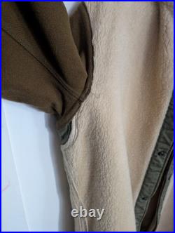 Vintage Usaf M51 Overcoat Parka With Pile Liner 1950 Korean War XL