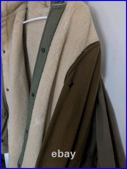 Vintage Usaf M51 Overcoat Parka With Pile Liner 1950 Korean War XL
