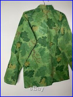 Vintage Vine Leaf Korean War Era Camo Jacket