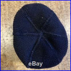 Vintage WWII 1940s 1950s Korean War USN US Navy Watch Cap Wool Beanie Hat Named