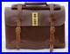Vintage WWII/Korean War U. S. Government Type II Navigator Briefcase 3 Gusset
