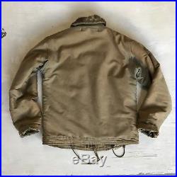 Vintage WWII N1 Deck Jacket Small 38 WW2 Or Korean War USN Navy Civilian N-1