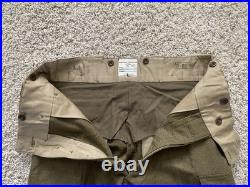Vtg 1950 Eaglehawk Australian Military Pants Wool Uniform Trousers Korean War