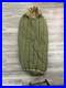 Vtg 1950s Korean War Era US Military Casualty Down Sleeping Bag Fur Lined Hood