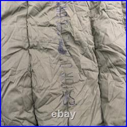 Vtg 1950s Korean War Era US Military Casualty Down Sleeping Bag Fur Lined Hood