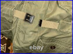 Vtg 1951 Military USAF M51 OVERCOAT PARKA WITH PILE LINER 1951 KOREAN WAR SMALL
