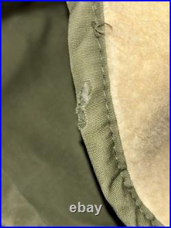 Vtg 1951 Military USAF M51 OVERCOAT PARKA WITH PILE LINER 1951 KOREAN WAR SMALL