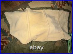 Vtg 1951 Military USAF M51 OVERCOAT PARKA WITH PILE LINER 1951 KOREAN WAR SMALL
