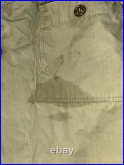 Vtg 1951 Military USAF M51 OVERCOAT PARKA WITH PILE LINER 1951 KOREAN WAR SMALL