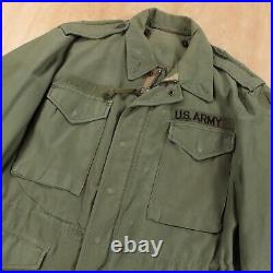 Vtg 1952 M-1951 M-51 Field Shell Jacket MEDIUM korean war 50s army military usa