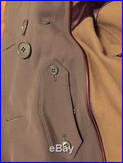 Vtg. 1952s Korean War REGULATION ARMY Wool WithRemovable Liner Overcoat. Sz. 42 L