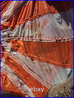 Vtg 1953 USAF C-9 Parachute Canopy Only, Irving Air Chute Co, Korean War Era