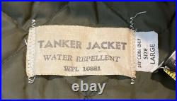 Vtg 40s 50s Military TANKER Jacket Army Combat USMC USN Navy Korean War Era Coat