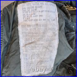 Vtg 50s Korean War Era US Army M-51 Field Jacket OG-107 Med Reg Coat Mans Sateen