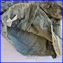 Vtg 50s Korean War Era US Army M-51 Field Jacket OG-107 Med Reg Coat Mans Sateen