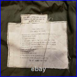 Vtg 50s Korean War M-51 US Army Military Field Coat Jacket Named Sz Small NICE