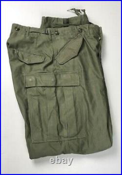 Vtg 50s Korean War US Army Military Trousers Shell Field M-1951 Pants 32X32 1/2