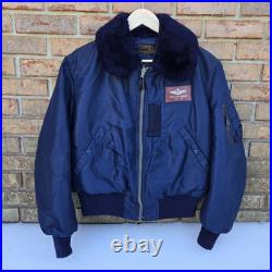 Vtg 50s Korean War USAF B-15C Flight Jacket Flying Pritzker & Sons Named ID Capt