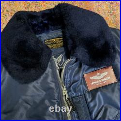 Vtg 50s Korean War USAF B-15C Flight Jacket Flying Pritzker & Sons Named ID Capt