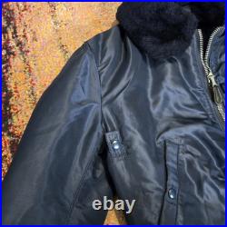 Vtg 50s Korean War USAF B-15C Flight Jacket Flying Pritzker & Sons Named ID Capt