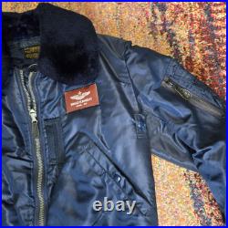 Vtg 50s Korean War USAF B-15C Flight Jacket Flying Pritzker & Sons Named ID Capt