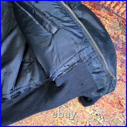 Vtg 50s Korean War USAF B-15C Flight Jacket Flying Pritzker & Sons Named ID Capt