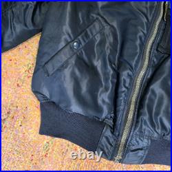 Vtg 50s Korean War USAF B-15C Flight Jacket Flying Pritzker & Sons Named ID Capt