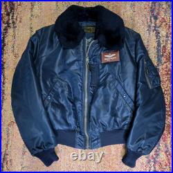 Vtg 50s Korean War USAF B-15C Flight Jacket Flying Pritzker & Sons Named ID Capt